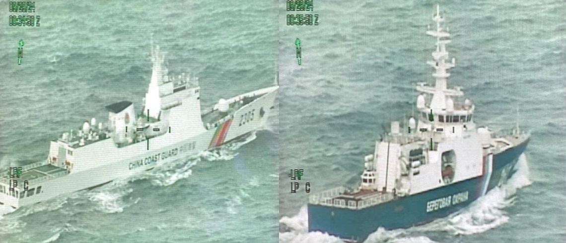 美國：中俄海岸巡防船隻編隊穿越白令海