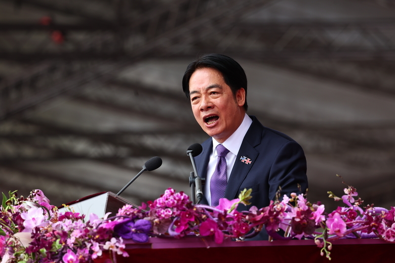 國慶演說 賴總統強調站穩全球民主供應鏈關鍵地位