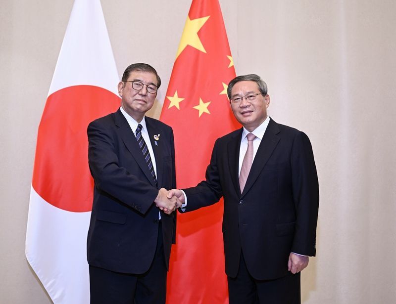 李強會見石破茂 談雙邊關係與日本水產恢復進口