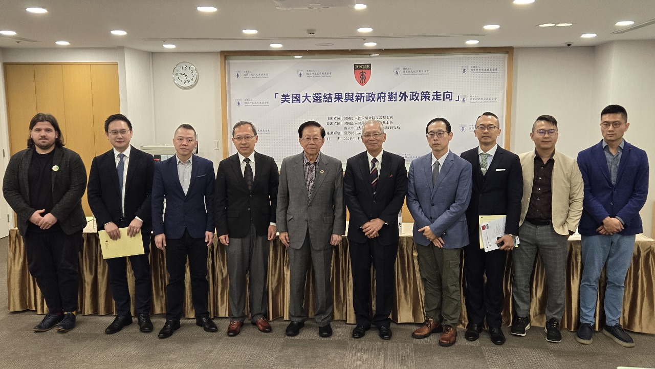 美國大選／專家預料川普內閣會很友台 對台美關係有信心
