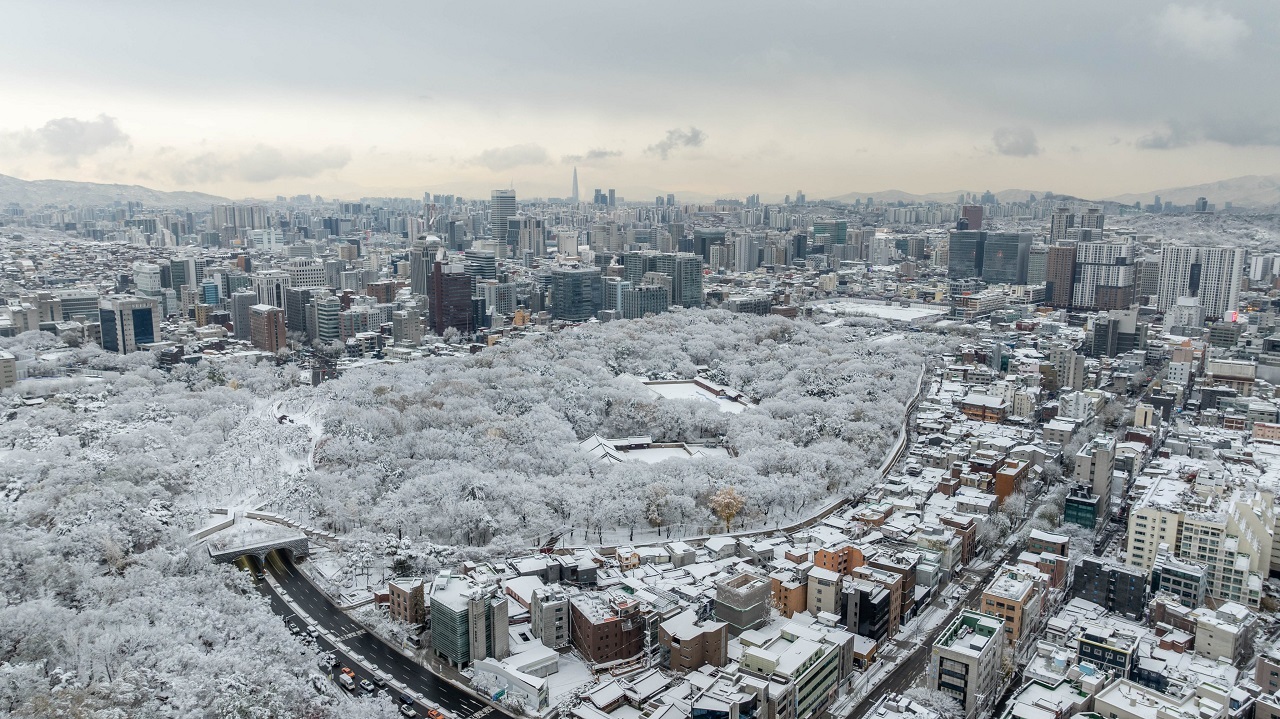首爾初雪積逾16公分 創百年來11月最高紀錄