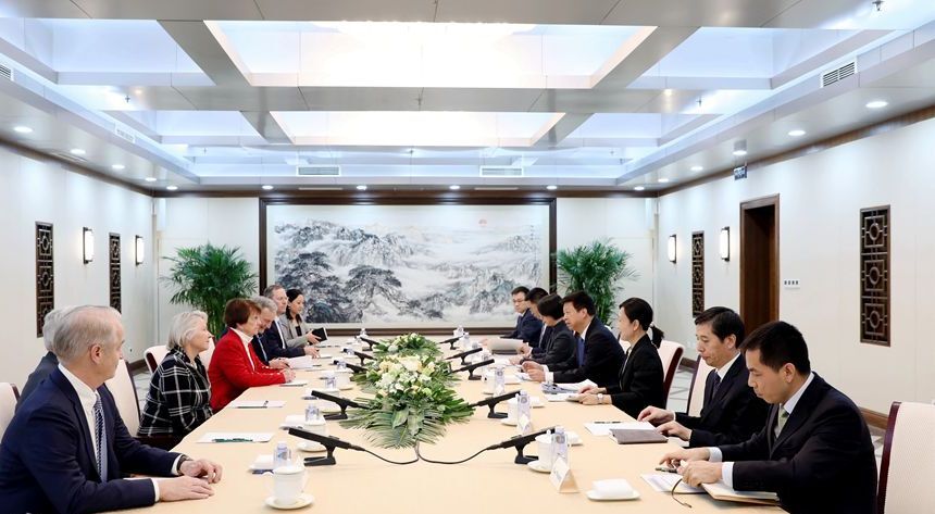 宋濤會美智庫談台灣議題 雙方均提台海和平穩定