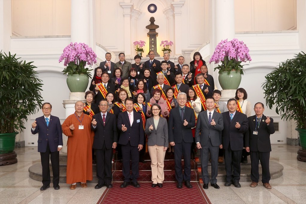 蕭美琴肯定金舵獎暨旭青獎得獎人 助青少年迷途知返