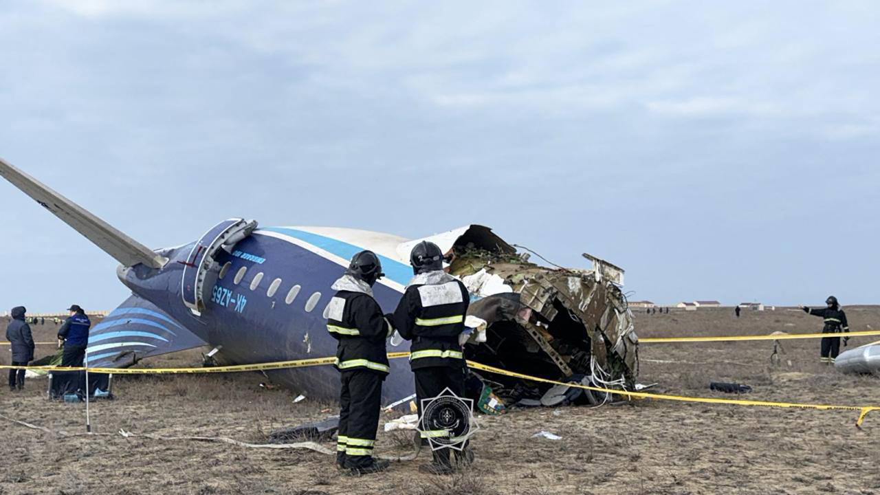 亞塞拜然航空客機空難 路透社：被俄防空系統擊落