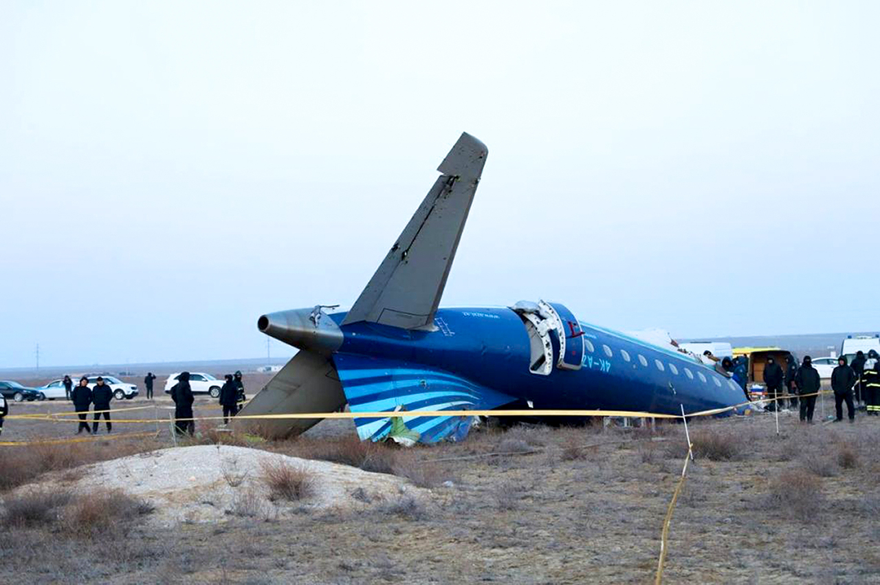 亞塞拜然總統：墜毀客機在俄國遭地面砲火擊中