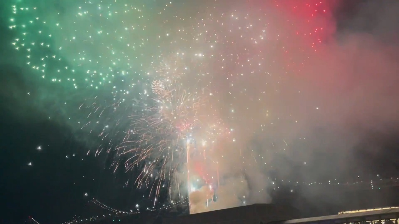 紐約水晶球迎新年 美西舊金山拉斯維加斯接續跨年煙火