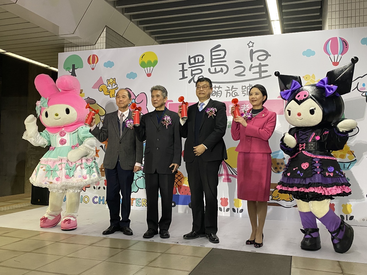 吸引國際旅客來台 環島之星攜手三麗鷗 推出「萌旅號」彩繪列車 (影音)