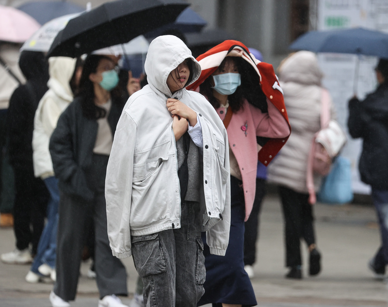 鋒面通過 北部東部午後雨量增多