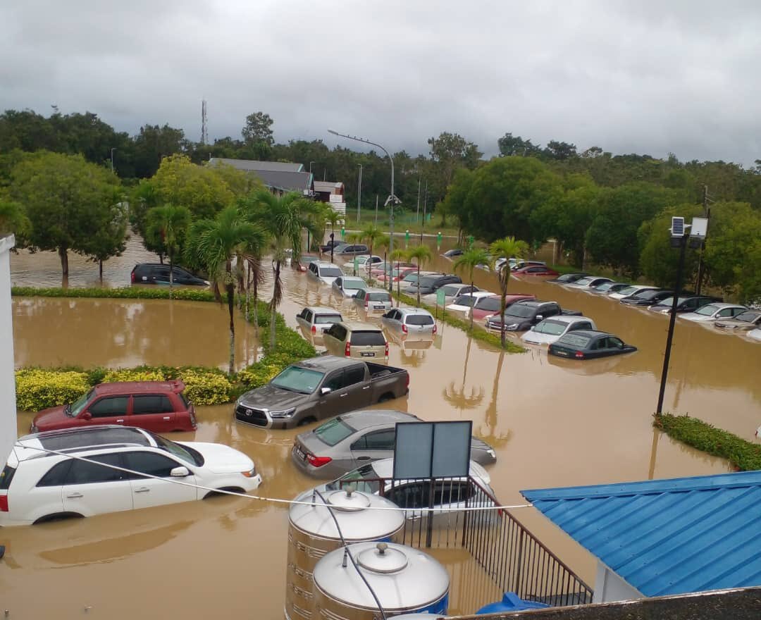 東馬沙巴砂拉越豪雨成災 災民：有始以來罕見災情