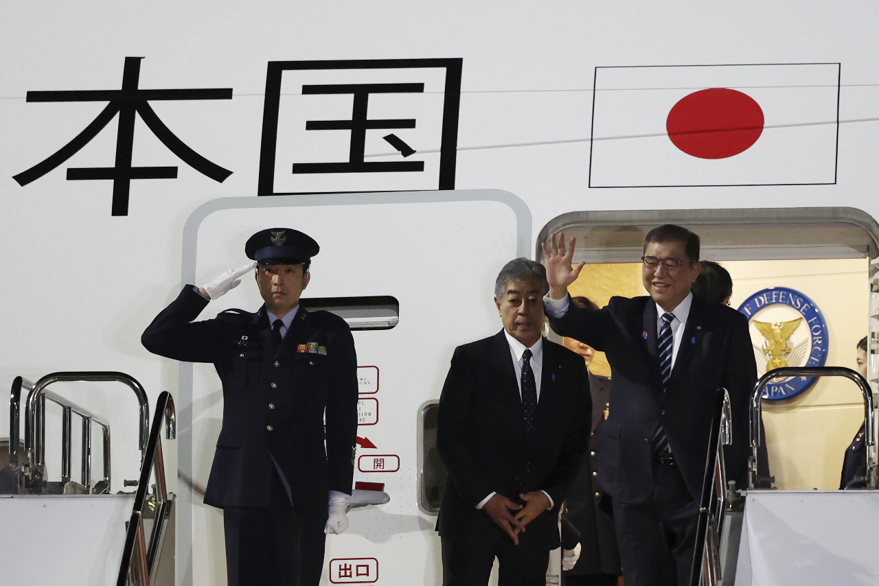 日相石破茂飛抵美國 開啟24小時鐵人訪問行程
