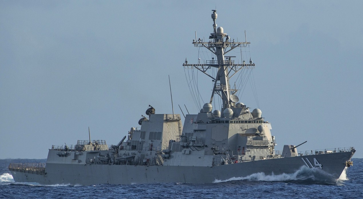 自由航行 美軍證實美艦 「例行」通過台灣海峽