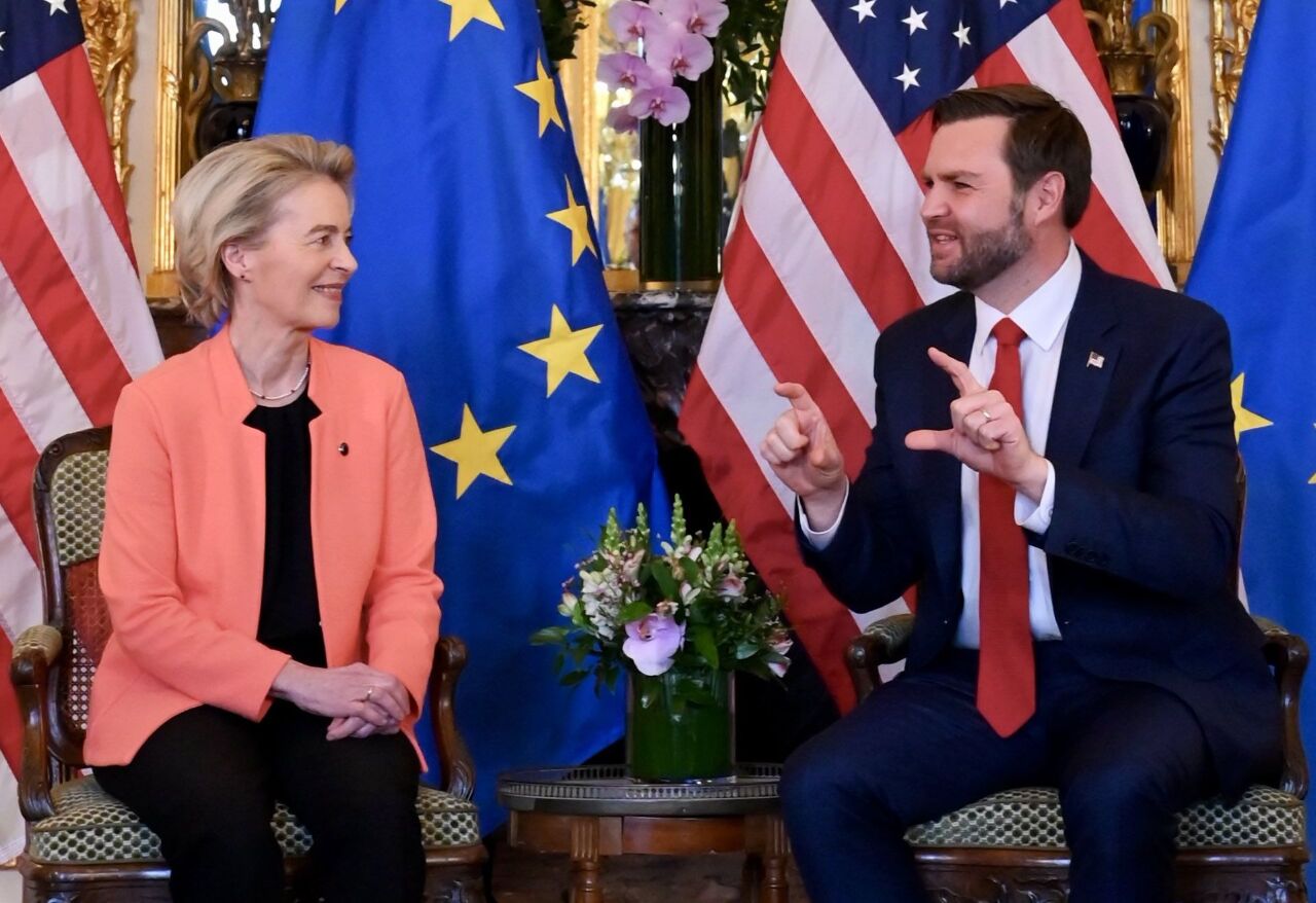 歐盟執委會主席見美國副總統 談安全與產能過剩挑戰