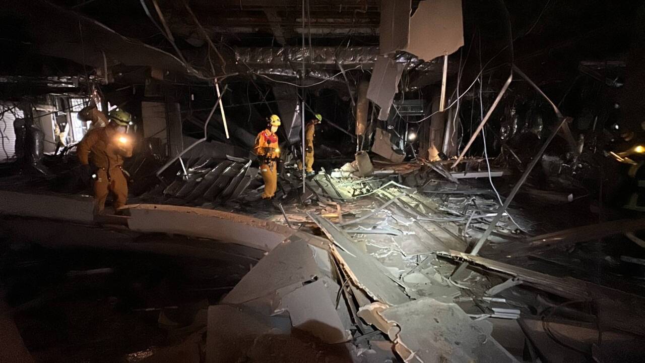 台中新光三越氣爆事件 市府初步研疑為瓦斯氣爆