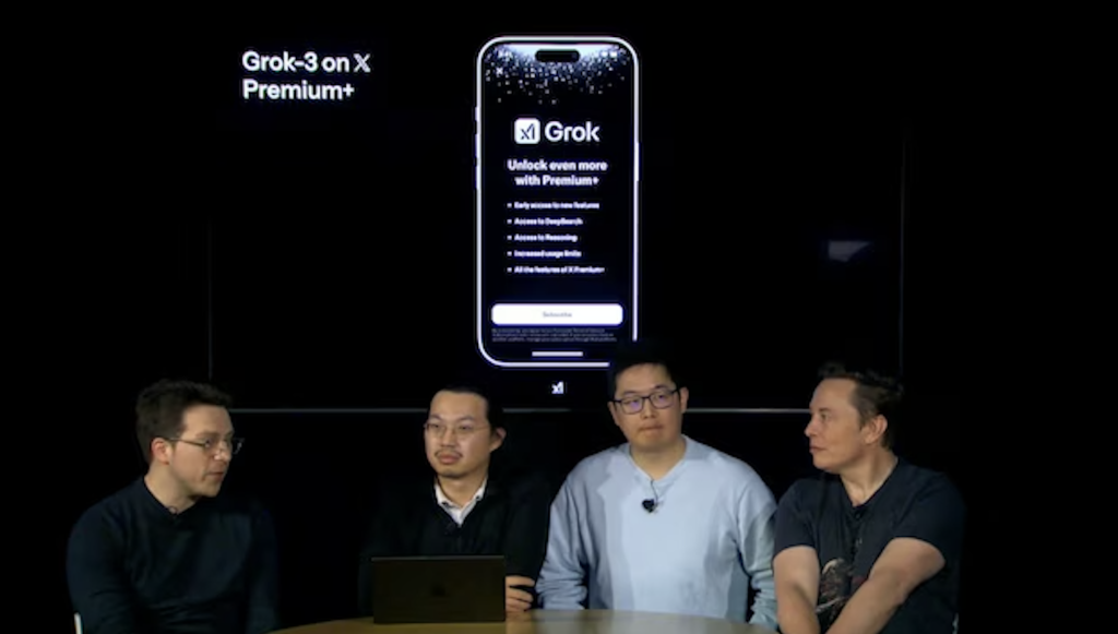 Grok 3亮相 華裔吳宇懷與馬斯克互動受矚目