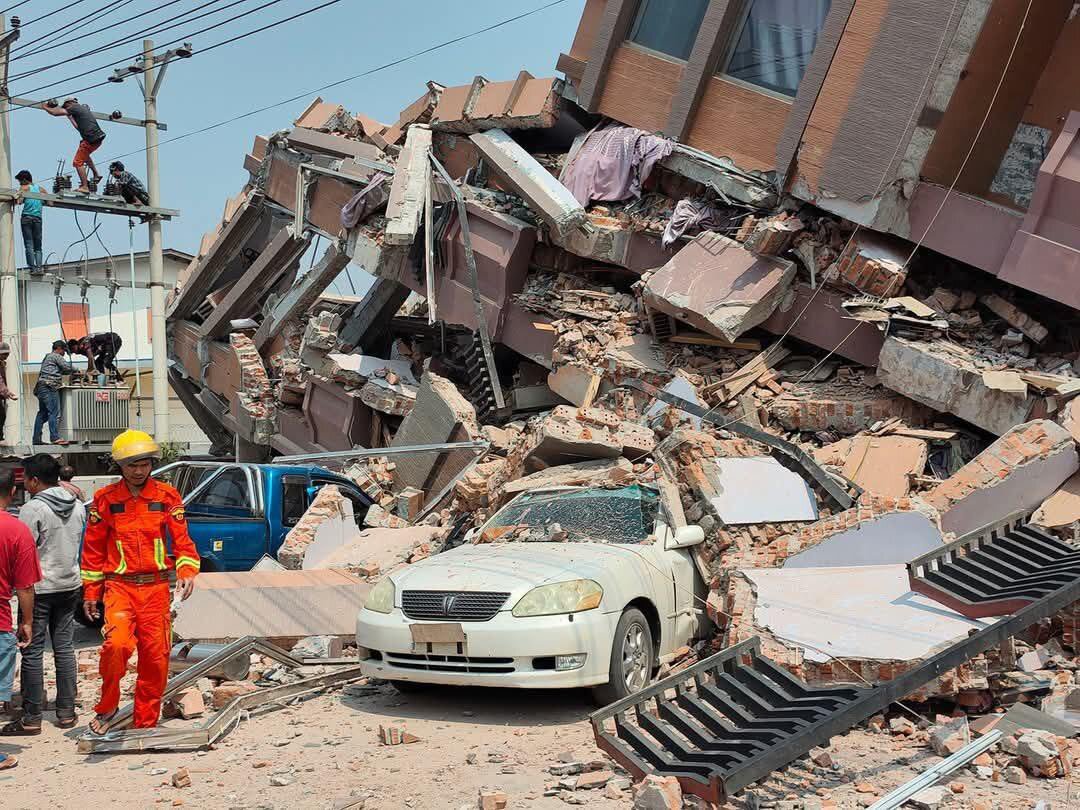 緬甸7.7地震後餘震已14起 瓦城仰光停電斷訊