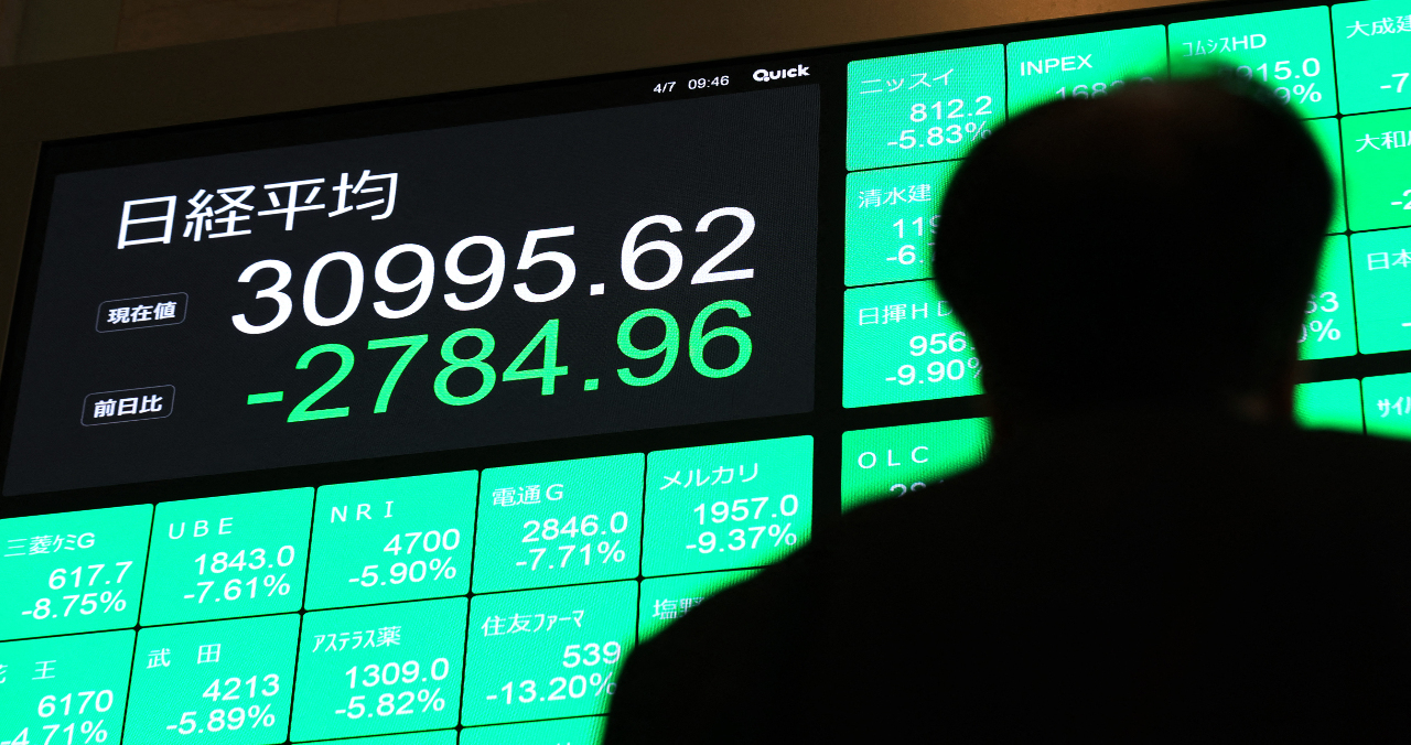 川普祭關稅 日經開盤一度暴跌逾2900點、期貨熔斷