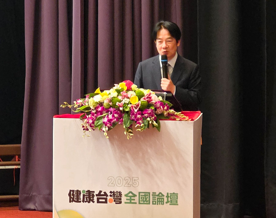 盼健保給付邁出一步 賴總統拋各區管理健保總額構想