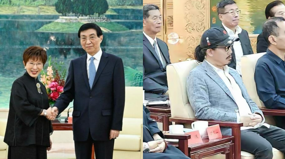 洪秀柱率方文山見王滬寧 綠營籲赴中人士要時時顧及台灣尊嚴