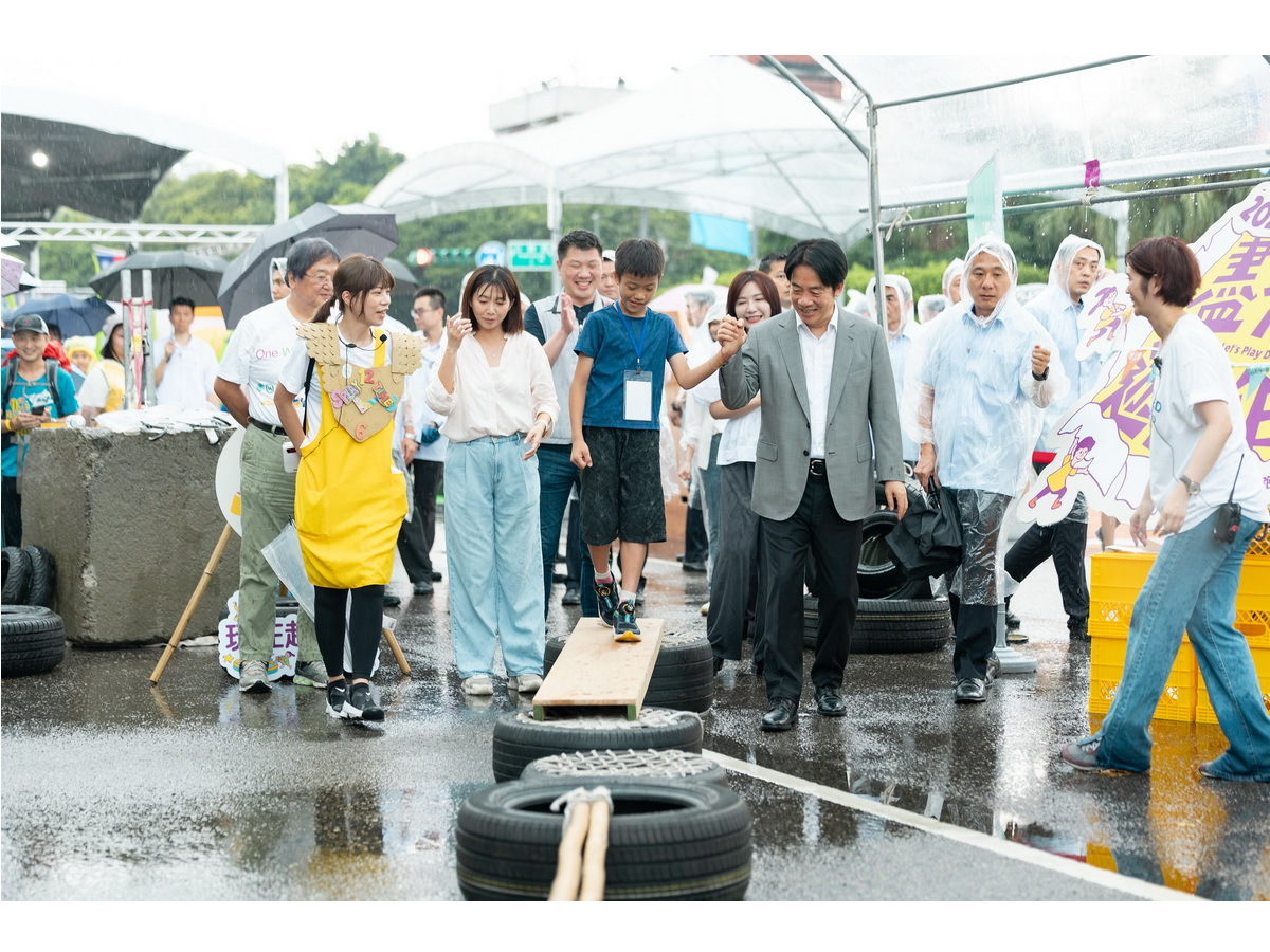 盡情遊戲日 總統：提供孩子充足遊戲時間與空間