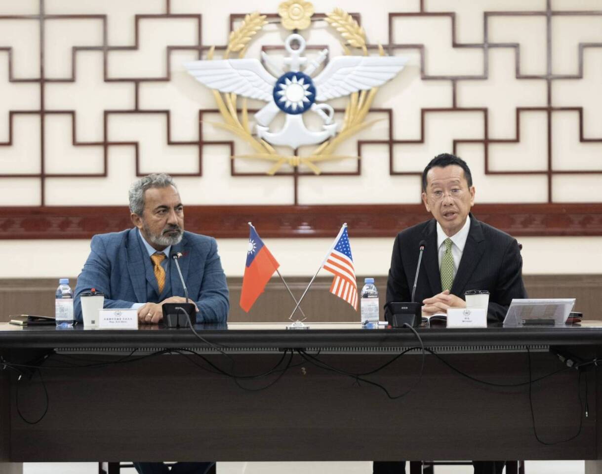 顧立雄接見美國眾院CTC訪團 強調台灣致力提升自我防衛